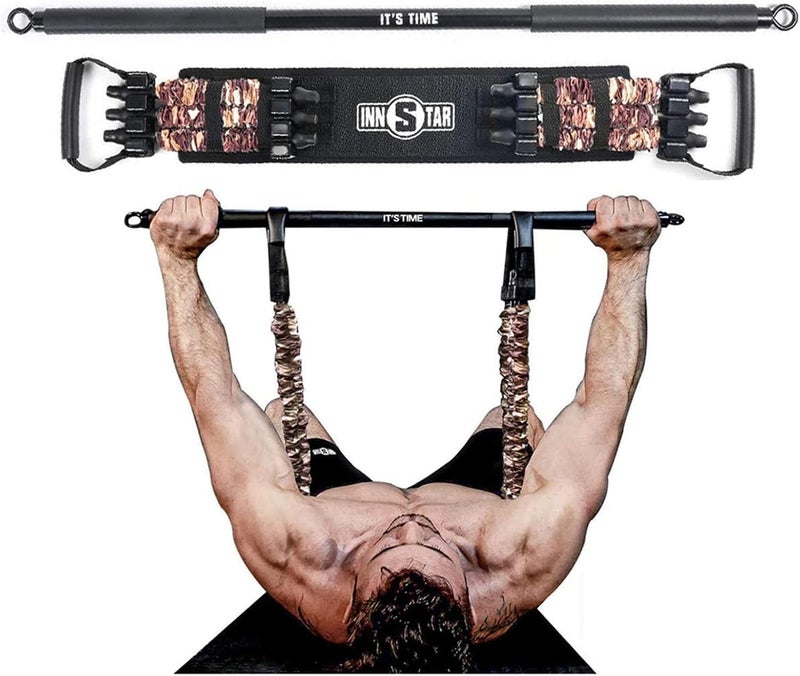 Innstar Multi-Function Resistance Bands for Working Out, Push Up Exercise Bands Resistance Bands Set for Bench Press Gym Equipment, Home Workout, Travel Portable - Image 1